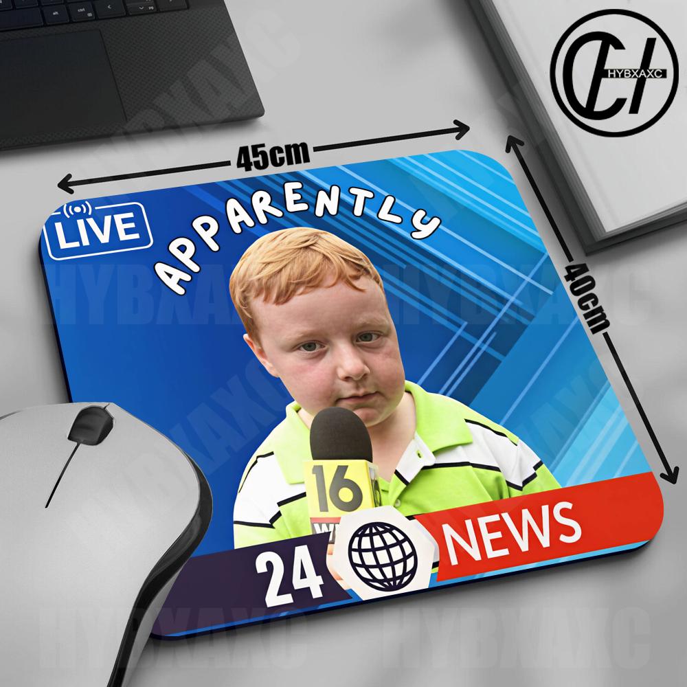 Gaming Accessories For Kids - Apparently Kid Meme Mouse Pad, Fun