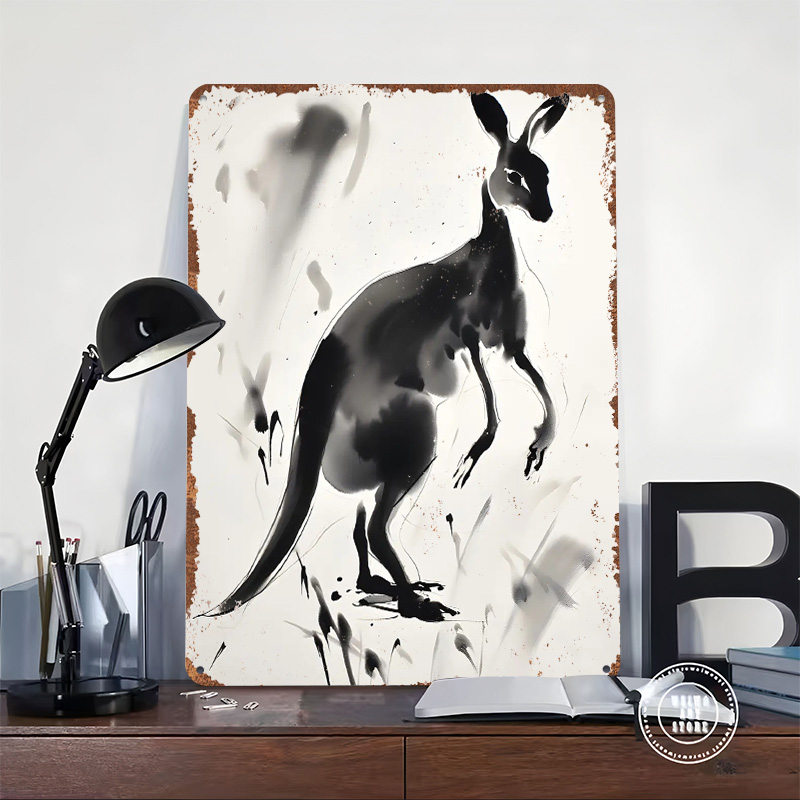 Ink Kangaroo Metal Poster Tin  - Gaming Accessories Europe ulasan dan harga