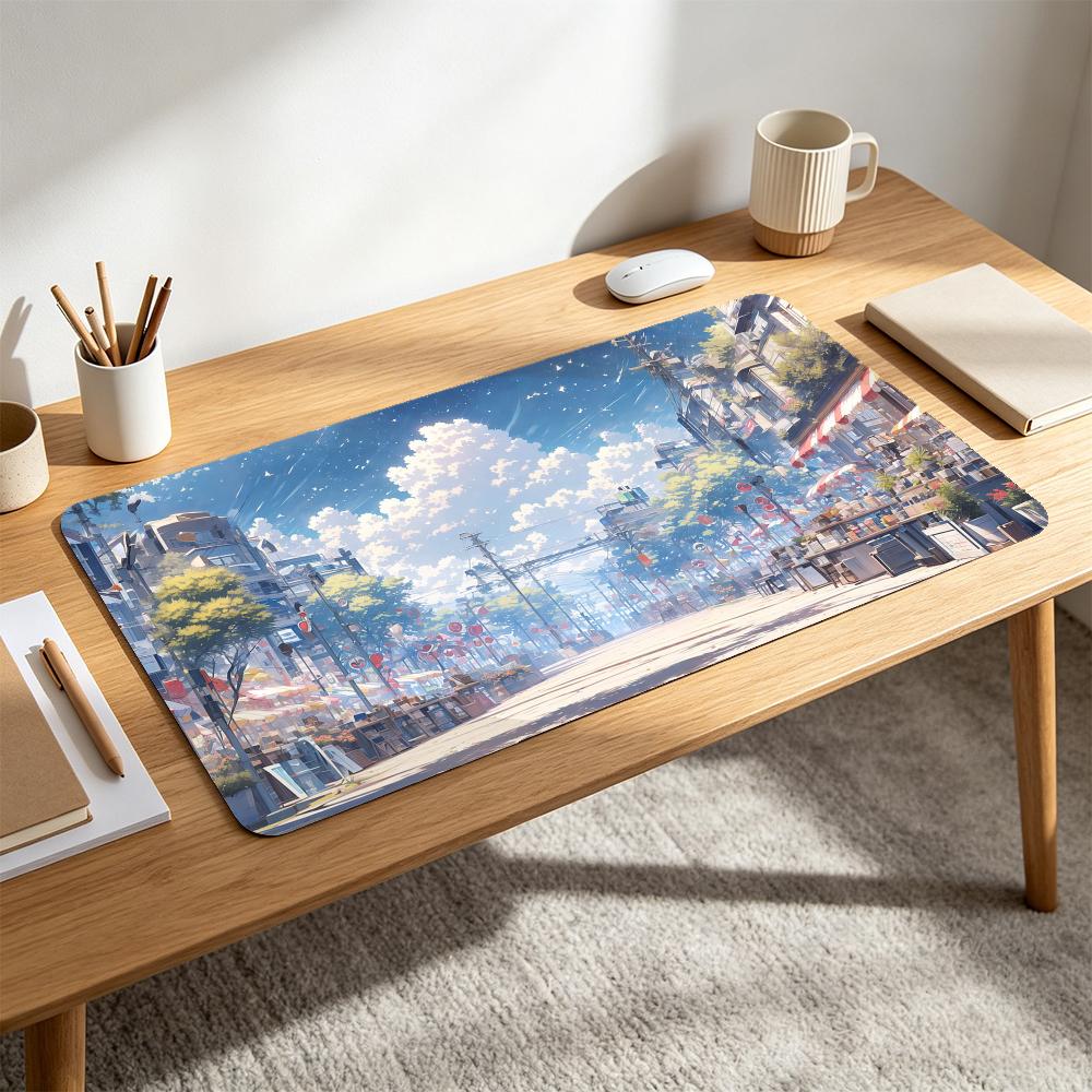 Anime Japanese City Street Sum - Gaming Accessories Market ulasan dan harga