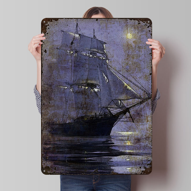 Old Ship Printed Poster Custom - Gaming Accessories Europe ulasan dan harga