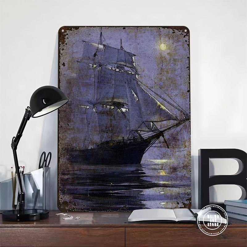 Old Ship Printed Poster Custom - Gaming Accessories Europe ulasan dan harga