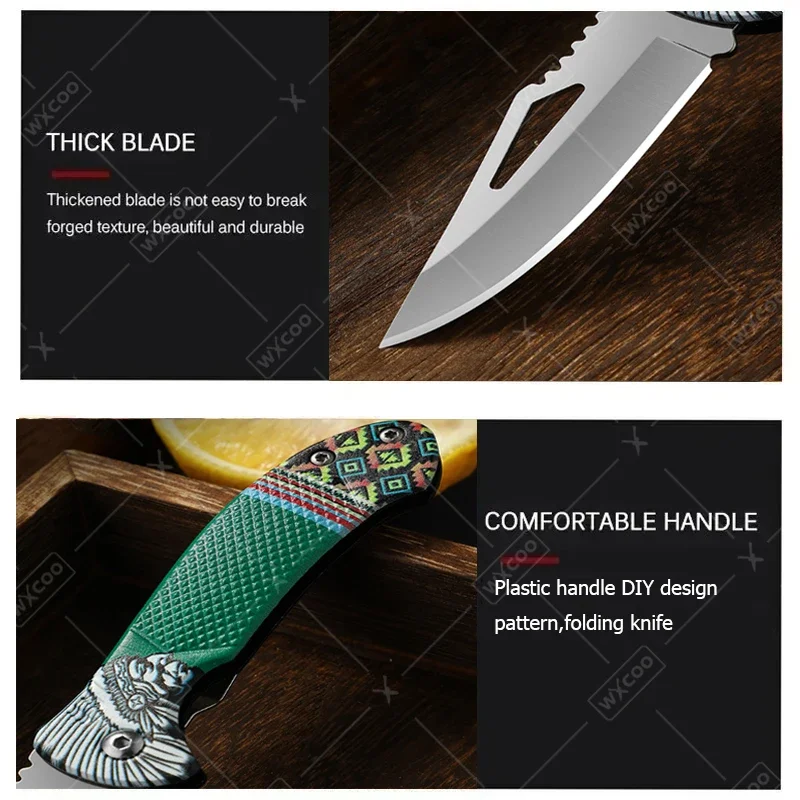 WXCOO Folding Knife Stainless  - Gaming Kitchen Accessories ulasan dan harga