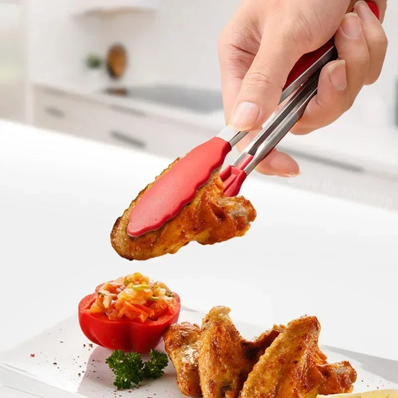 7 Inch Non-Slip Food Tongs Cre - Gaming Kitchen Accessories ulasan dan harga