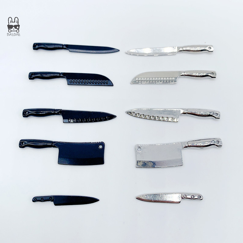 1/12 Dollhouse Mini Knives Mod - Gaming Kitchen Accessories ulasan dan harga