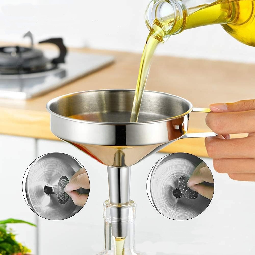 1Pc Stainless Steel Cooking Oi - Gaming Kitchen Accessories ulasan dan harga