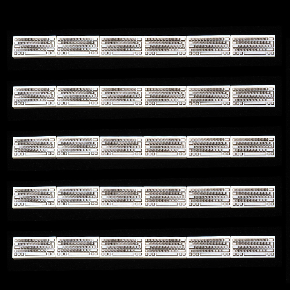 MOC 10PCS Printed 3069 1x2 Key - Gaming Accessories For Kids ulasan dan harga
