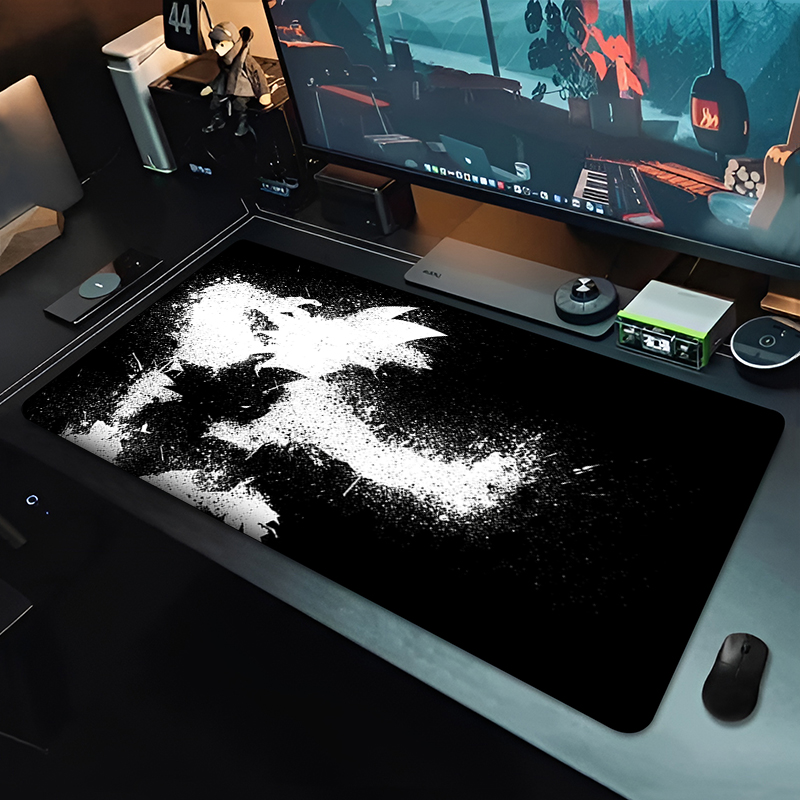 DBZ Black Anime Mouse Pad Drag - Gaming Accessories For Pc ulasan dan harga