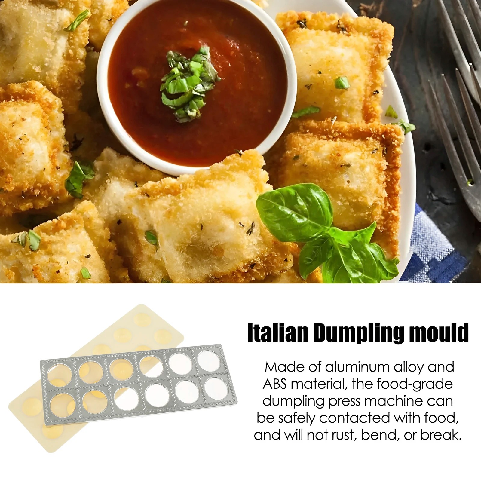 Dumpling Mold 12 Holes Ravioli - Gaming Kitchen Accessories ulasan dan harga