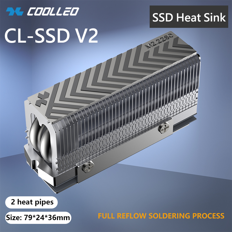 COOLLEO M.2 2280 NVMe SSD Heat - M2 Heatsink Cooler ulasan dan harga