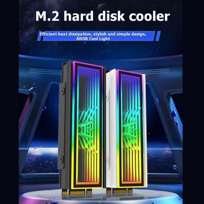 DT21 5V ARGB Sync M.2 SSD Heat - M2 Heatsink Cooler ulasan dan harga