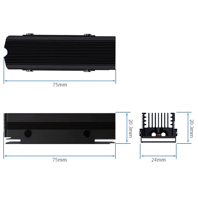 SSD-V3 M.2 NVMe 2280 SSD Heats - M2 Heatsink Cooler ulasan dan harga