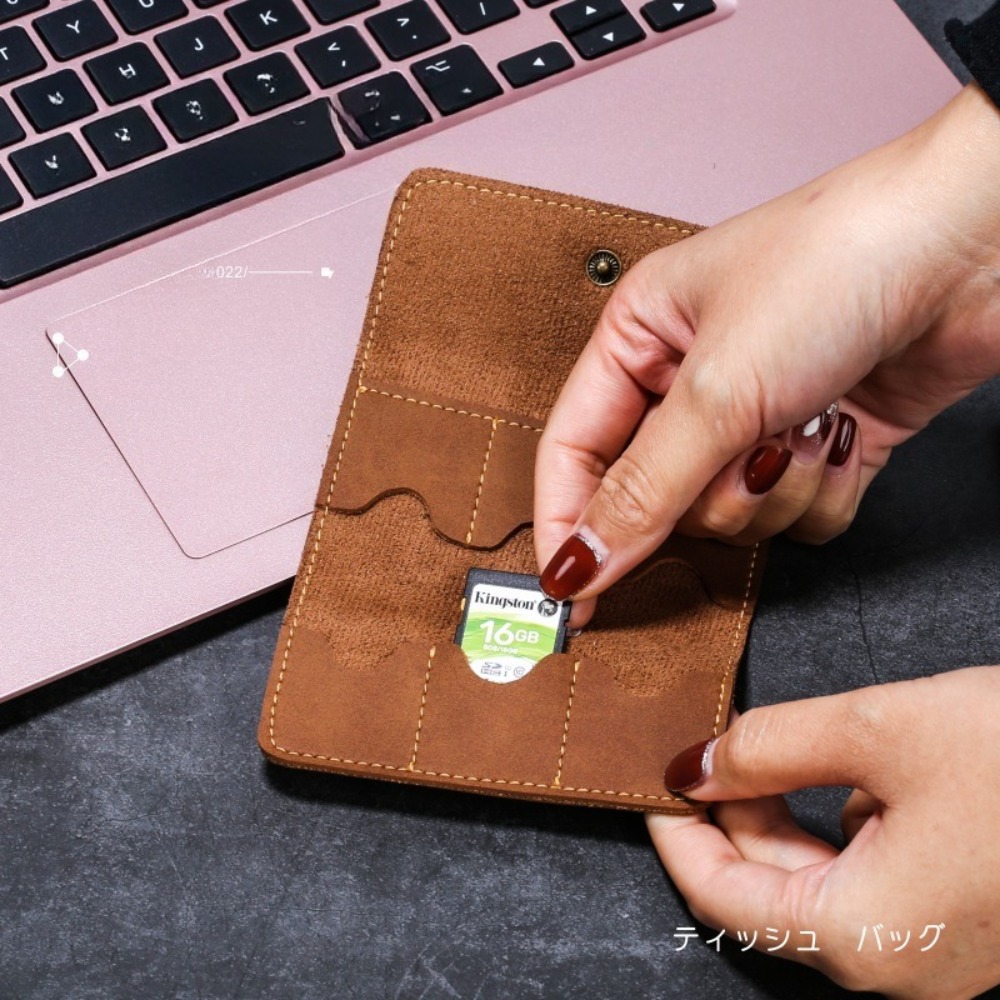 Memory Card Case Pu Leather Mu - Gaming Accessories For Phone ulasan dan harga