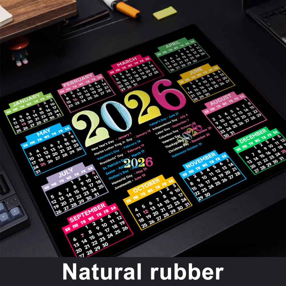 2026 Calendar Mouse Pad Waterp - Gaming Accessories For Pc ulasan dan harga