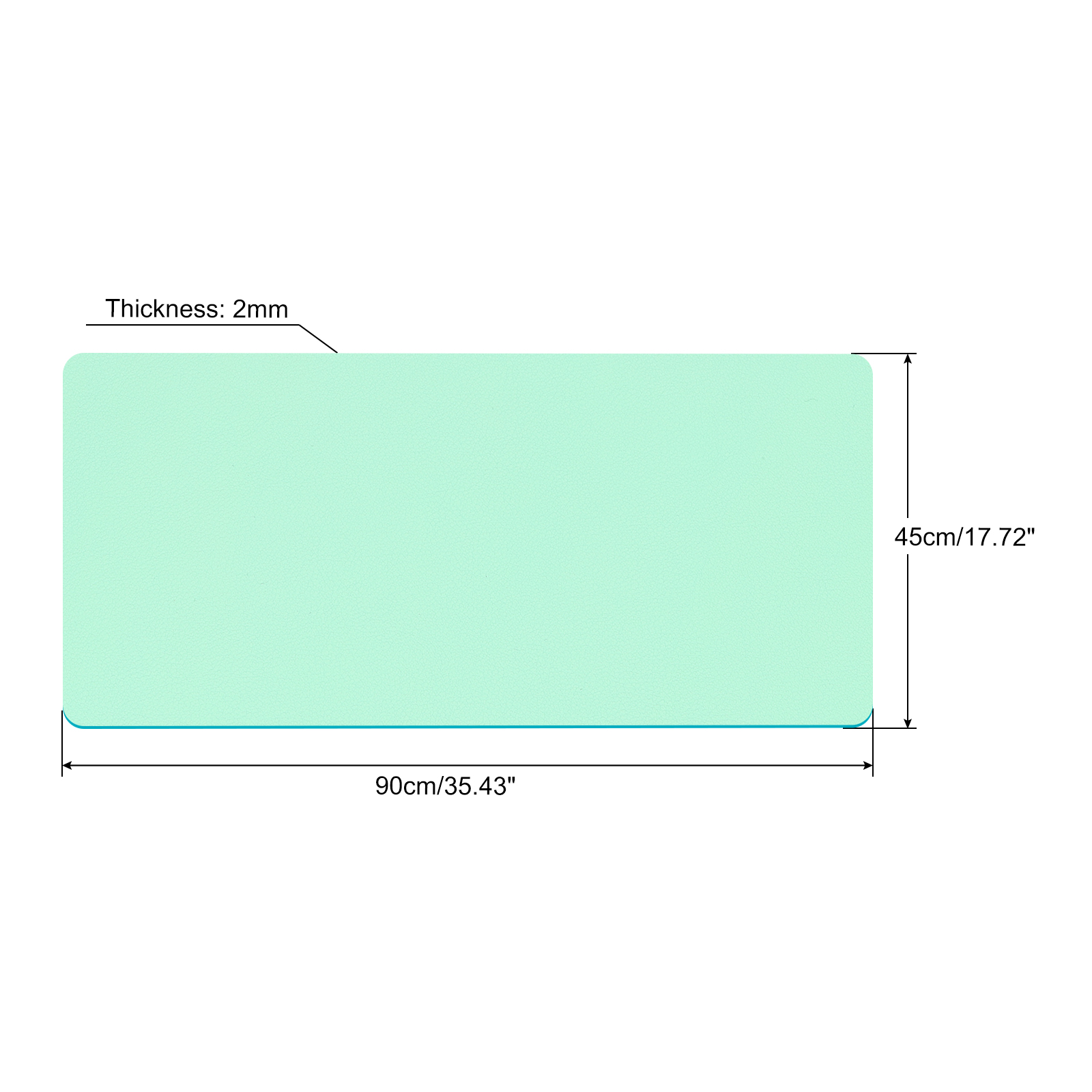 Office Desk Mat Protector PU L - Gaming Accessories For Pc ulasan dan harga