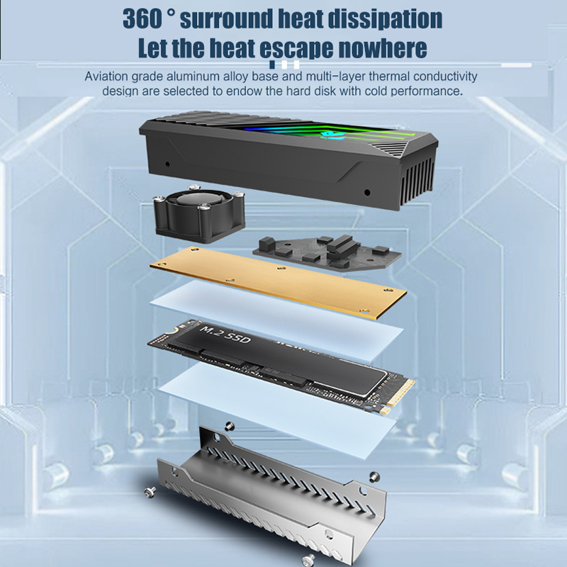 M2 Heat-sink NVMe SSD 2280 Coo - M2 Heatsink Cooler ulasan dan harga