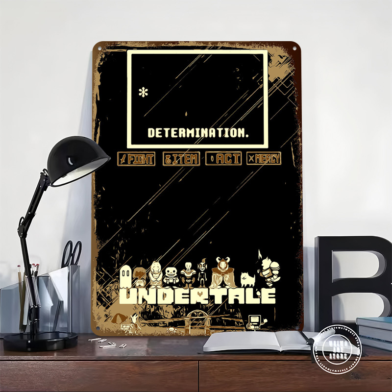 Undertale Metal Poster Custom  - Gaming Accessories Europe ulasan dan harga