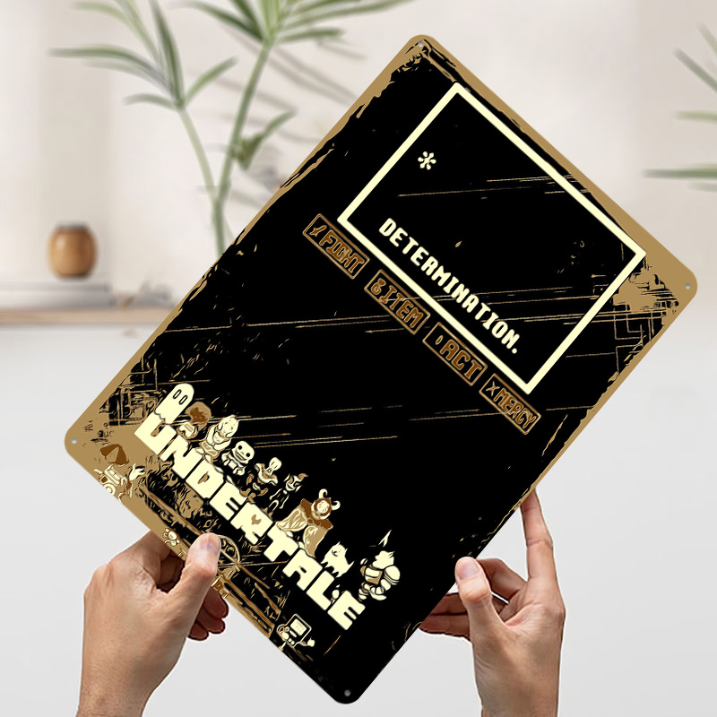 Undertale Metal Poster Custom  - Gaming Accessories Europe ulasan dan harga