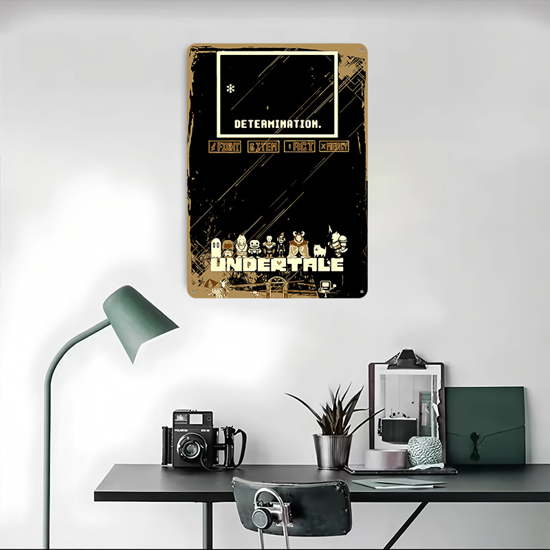 Undertale Metal Poster Custom  - Gaming Accessories Europe ulasan dan harga