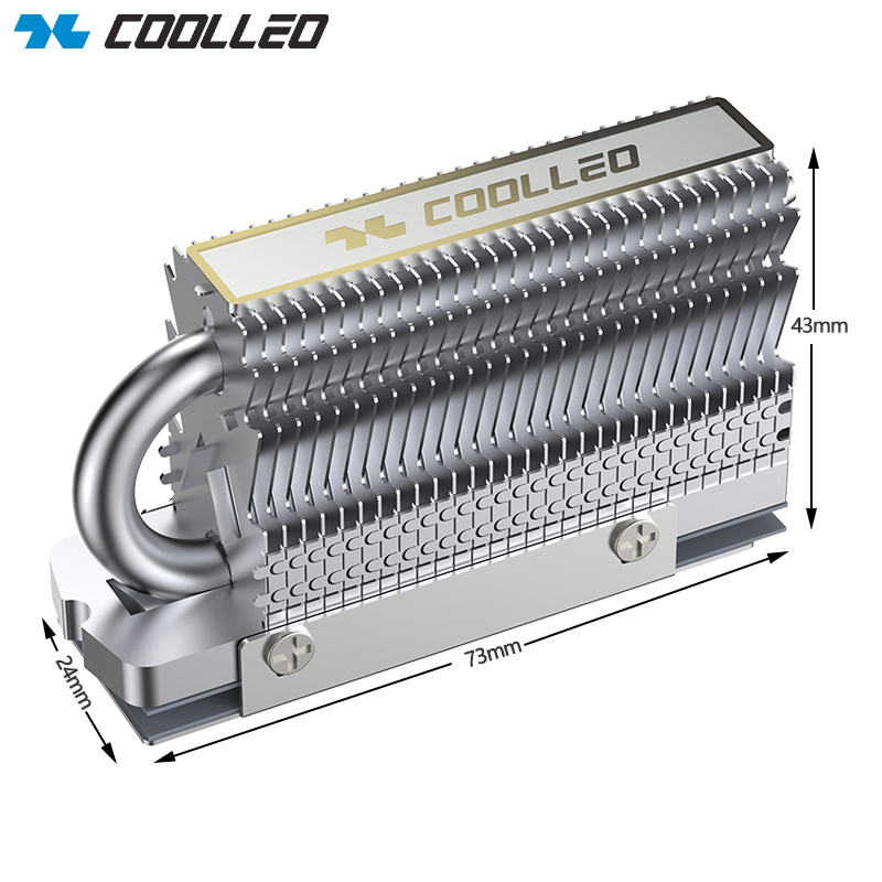 COOLLEO HR-09 M.2 2280 SSD Hea - M2 Heatsink Cooler ulasan dan harga
