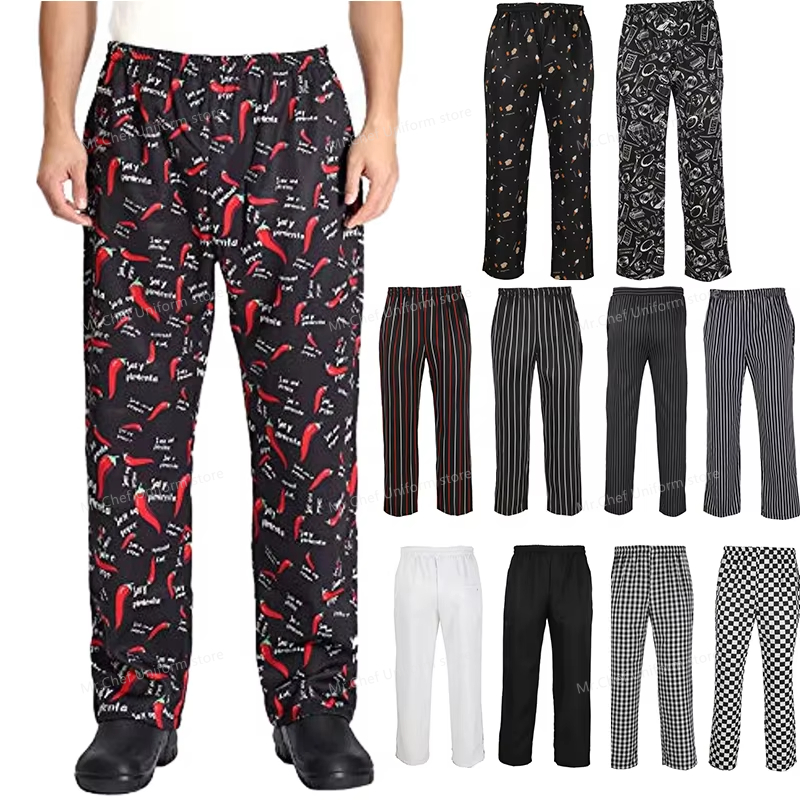 Chef Pants for Men Restaurant  - Gaming Kitchen Accessories ulasan dan harga