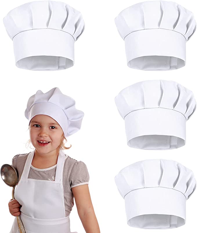 4PCS White Party Cap Hat Costu - Gaming Kitchen Accessories ulasan dan harga